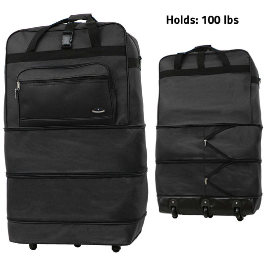 #18 - Expandable Wheeled Bag (100lbs) (40") (Extra Wheels)