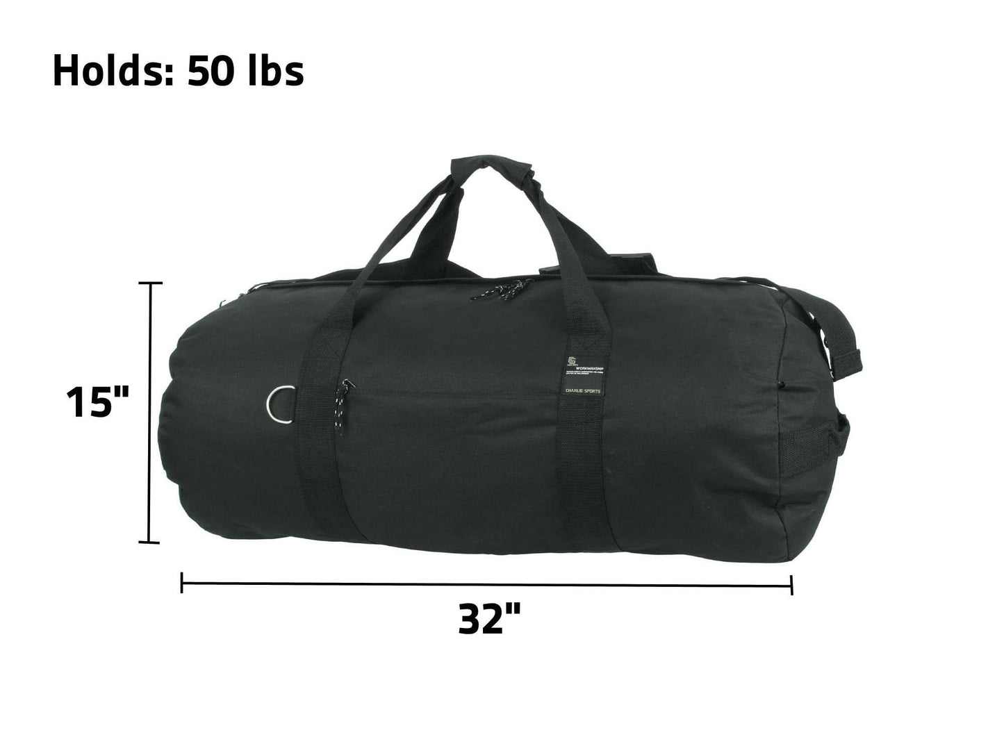 #7 - Round Duffel Bag (50lbs) (32")