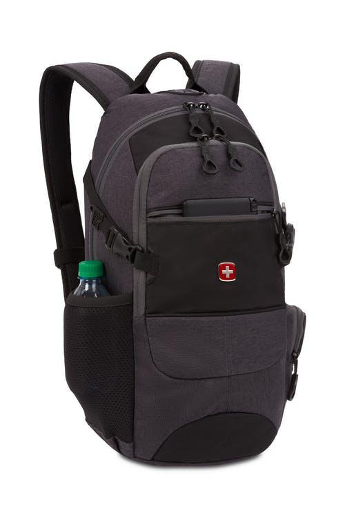 SwissGear 1651 City Pack Backpack - Gray Heather/Black