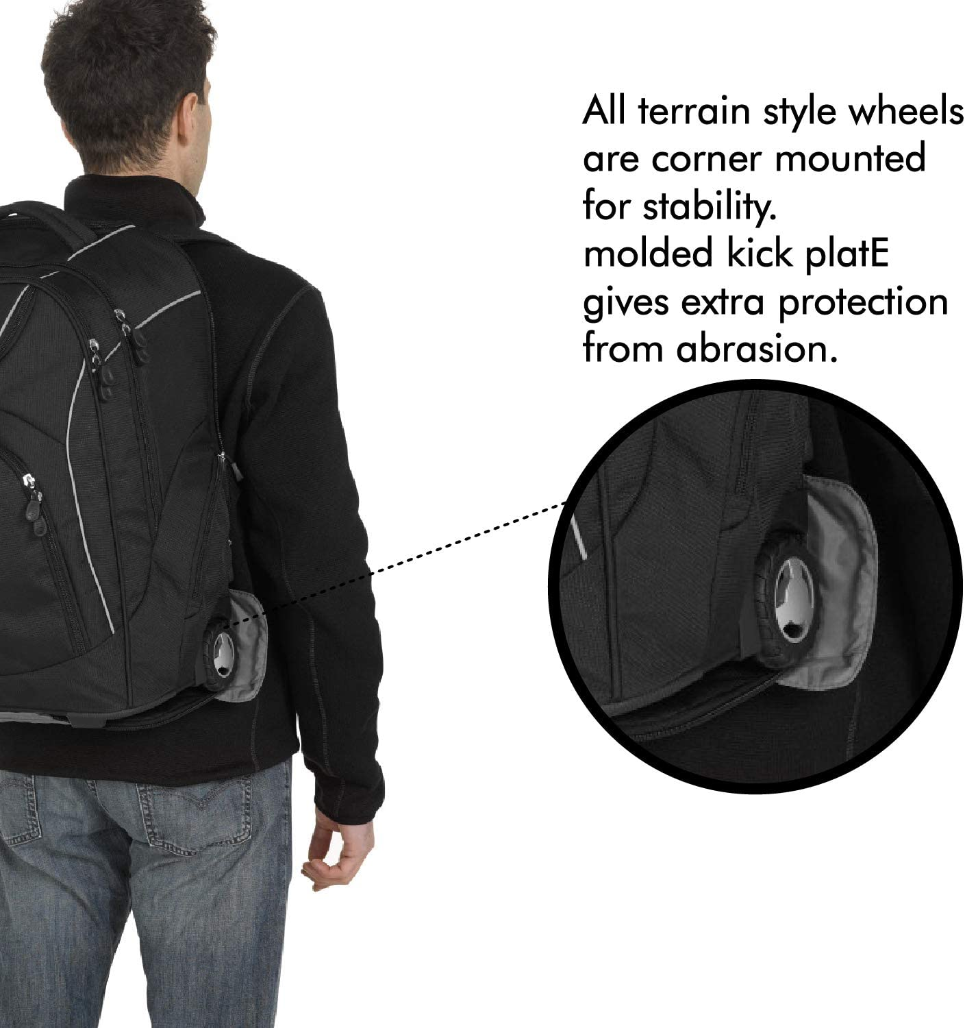 High Sierra Powerglide Wheeled Backpack