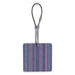 Lewis N. Clark Travel Green Luggage Tag (Purple Stripe)