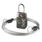 Lewis N. Clark Travel Sentry Combination Lock with Cable